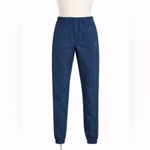Layer 8 Men's Navy Joggers Small NWOT Heathered Blue drawstring waist quick dry